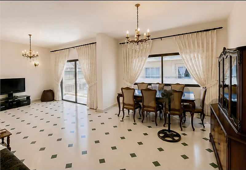 Ain El Remmeneh Semi-Furnished Apartment for Rent