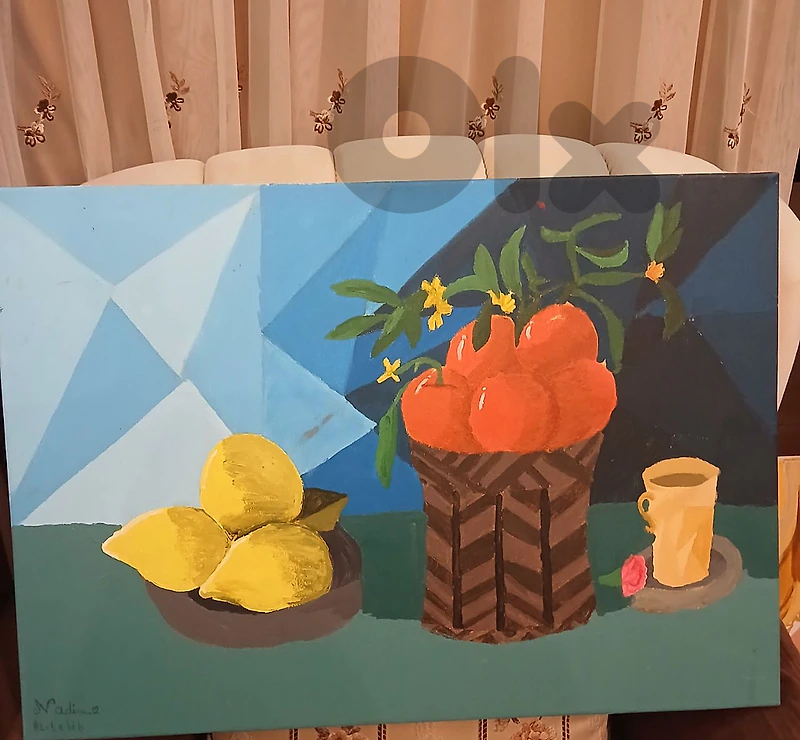 بين اللون والظل🎨🍋