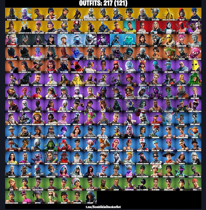 fortnite account black knight travis og