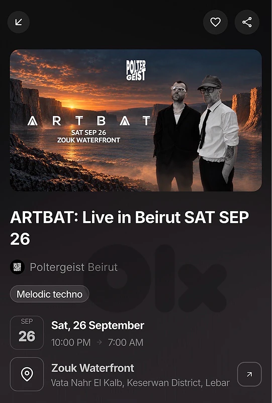 2 tickets artbat 80$