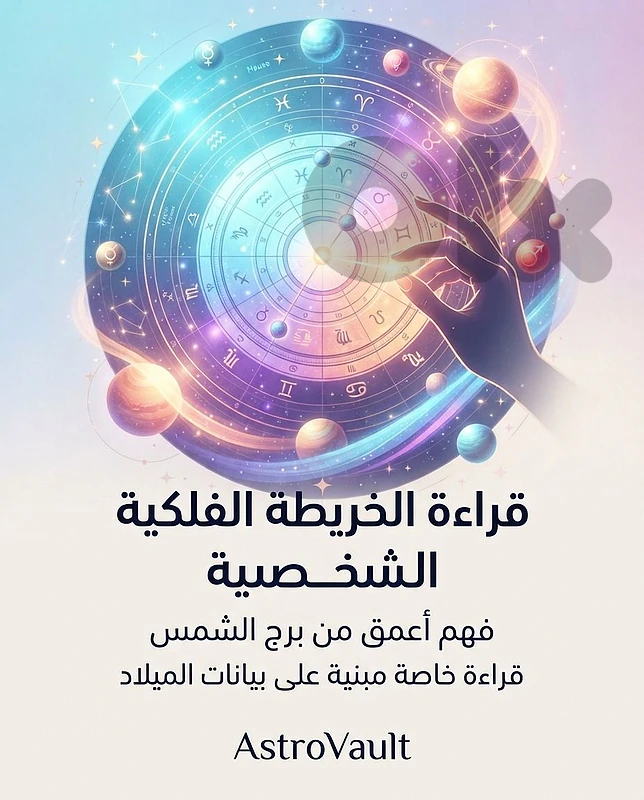 قراءة الخريطة الفلكية الشخصية | AstroVault