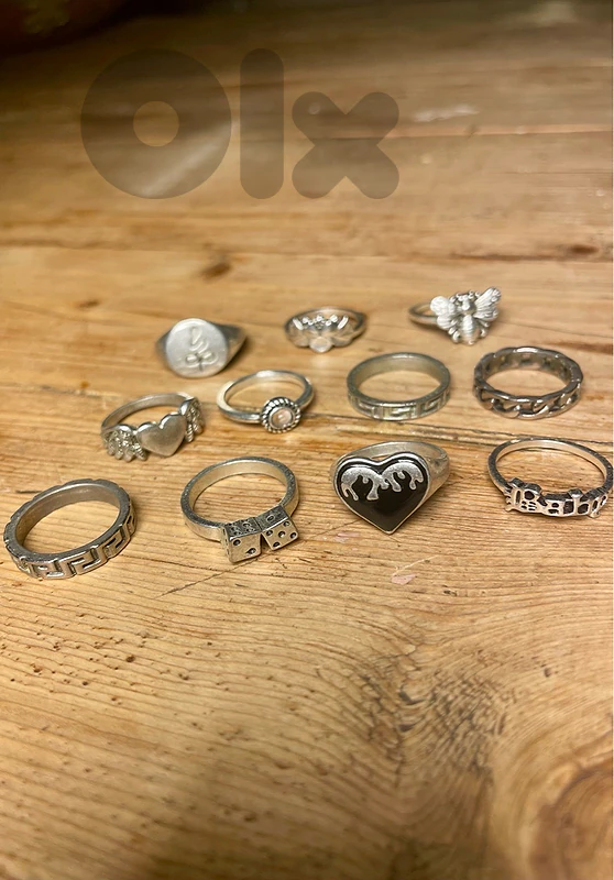 Silver rings