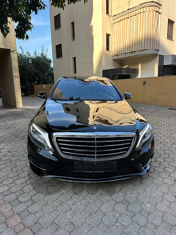 Mercedes S 550 AMG-line 2014 black on black