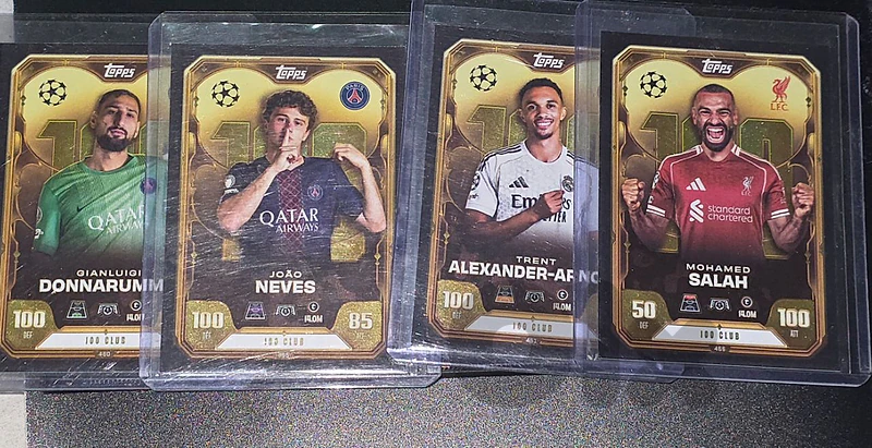 Topps Match Attax  100 Club Set  - Salah, Pedri, Trent, Dembélé 101