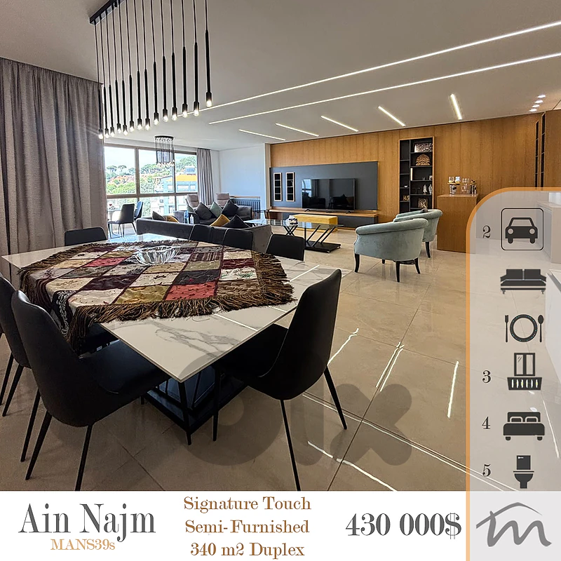 Ain Najm | Signature Touch | 340m² Duplex | 4 Bedrooms | Open View