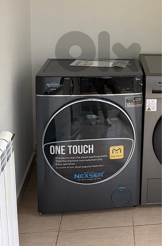 washing machine nexser 8kg inverter ( ghesele )