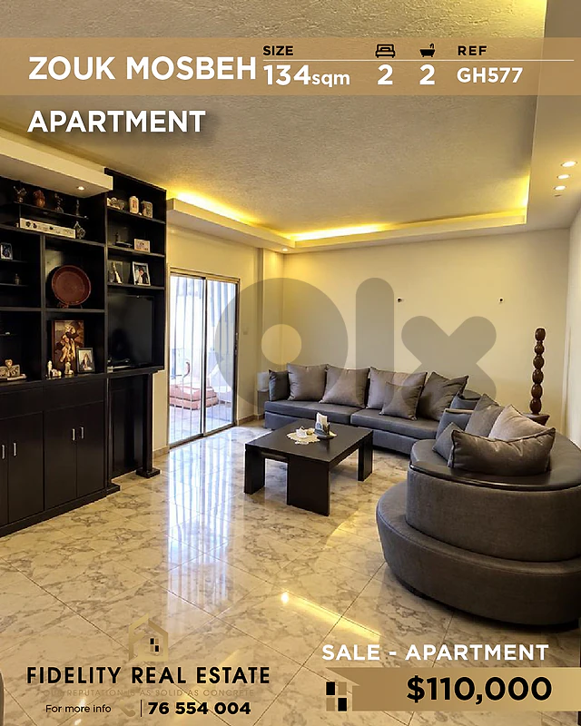 Apartment for sale in Zouk Mosbeh GH577 شقة للبيع في زوق مصبح Apartment for sale in Zouk Mosbeh GH577 شقة للبيع في زوق مصبح