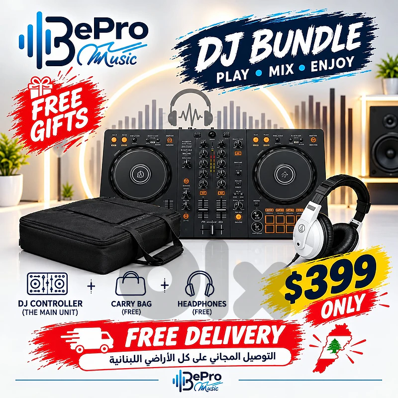 PIONEER DJ DDJ FLX4,Buy Pioneer DJ in Lebanon,Bunle FLX4