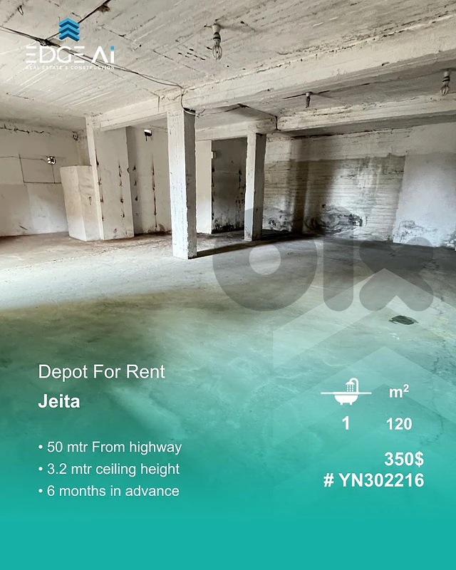 Depot For Rent | Jeita

Ref: #YN302216