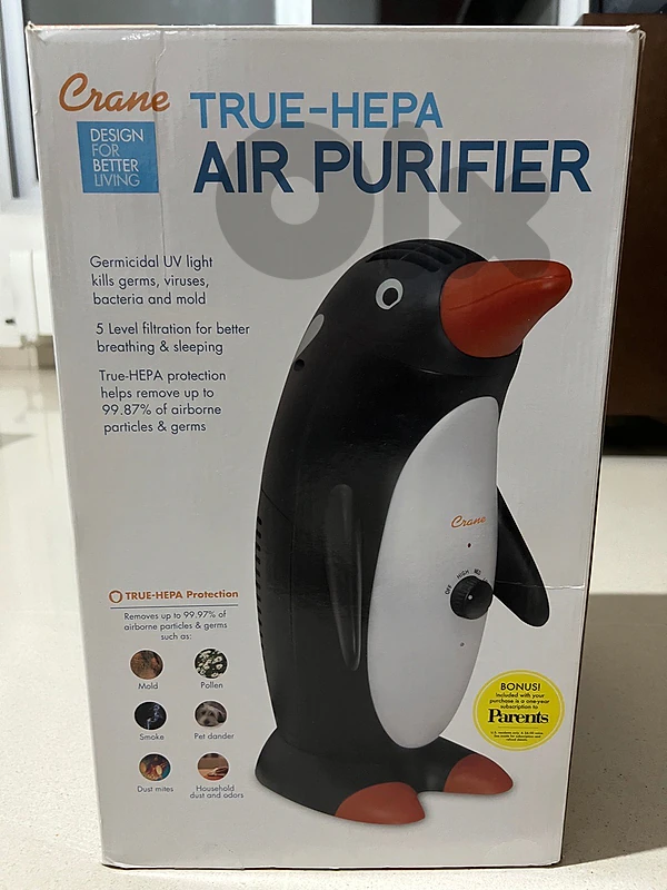 🐧 Penguin-Shaped Air Purifier – Cute & Practical!