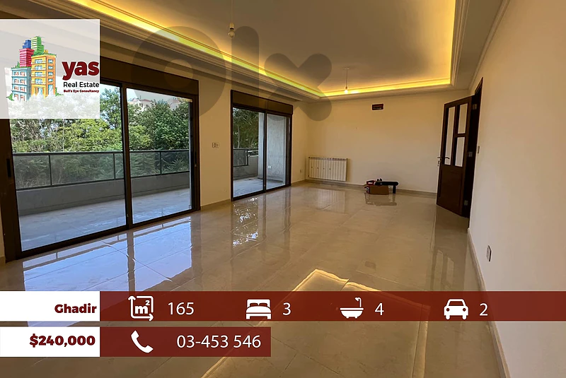 Ghadir 165m2 | Partial View | Luxury | Decorated | Calm Area | EH/RH