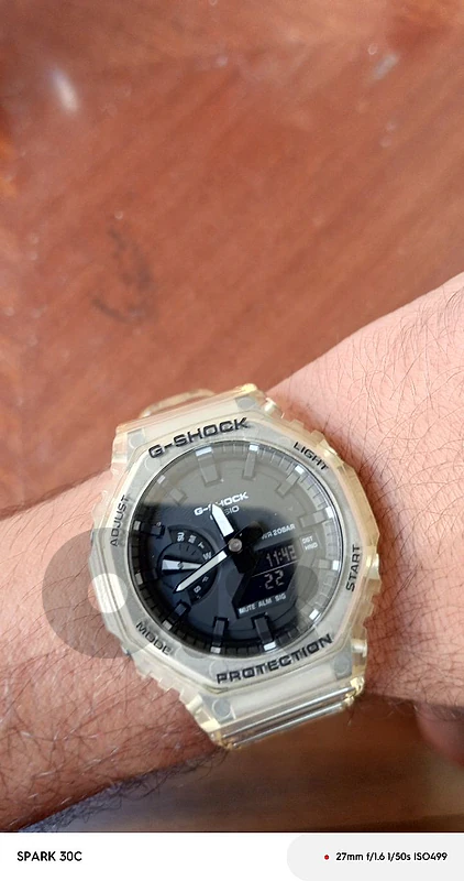 Casio G-Shock GA-2100SKE (CasiOak Skeleton) – Transparent, Like New