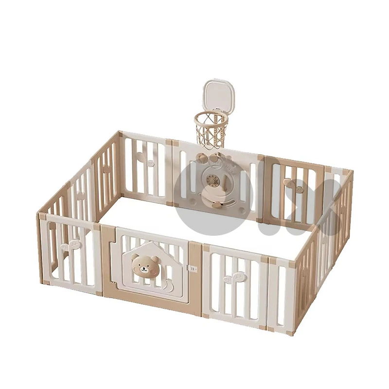 Bear Playpen With Basketball 150x200 Cm - روضة الدب مع كرة السلة