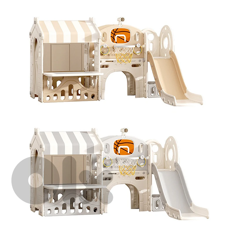 Toddler Slide and Climber Playset with Basketball Hoop - مجموعة لعب