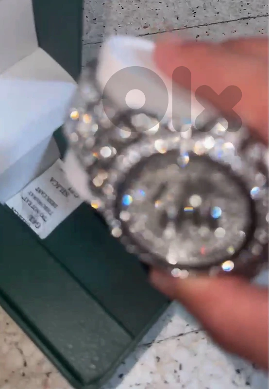Rolex icedout arabic dial limited edition from england beeper test✅