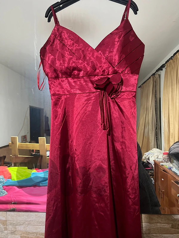 satin dress