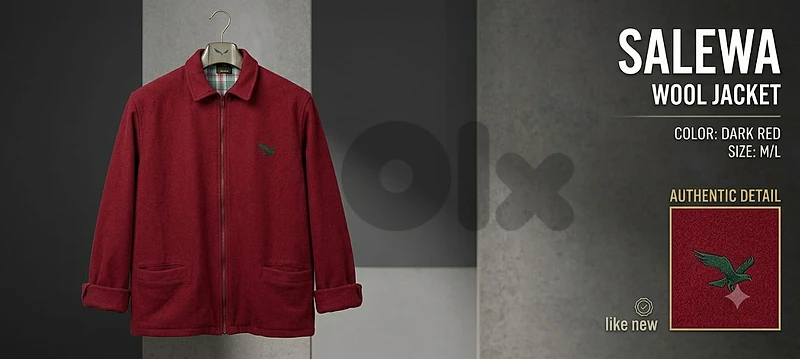 salewa wool jacket