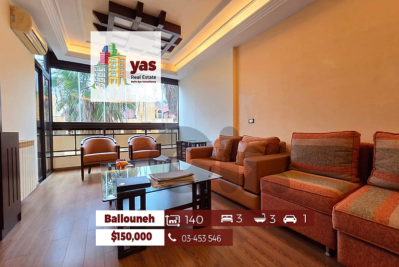 Ballouneh 140m2 | Upgraded | Decorated | View | Catch |