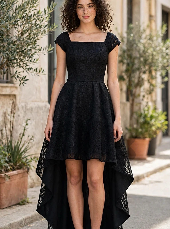 black dress