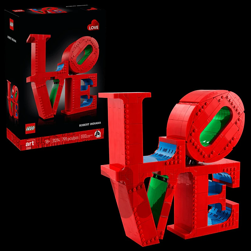 lego robert indiana /love