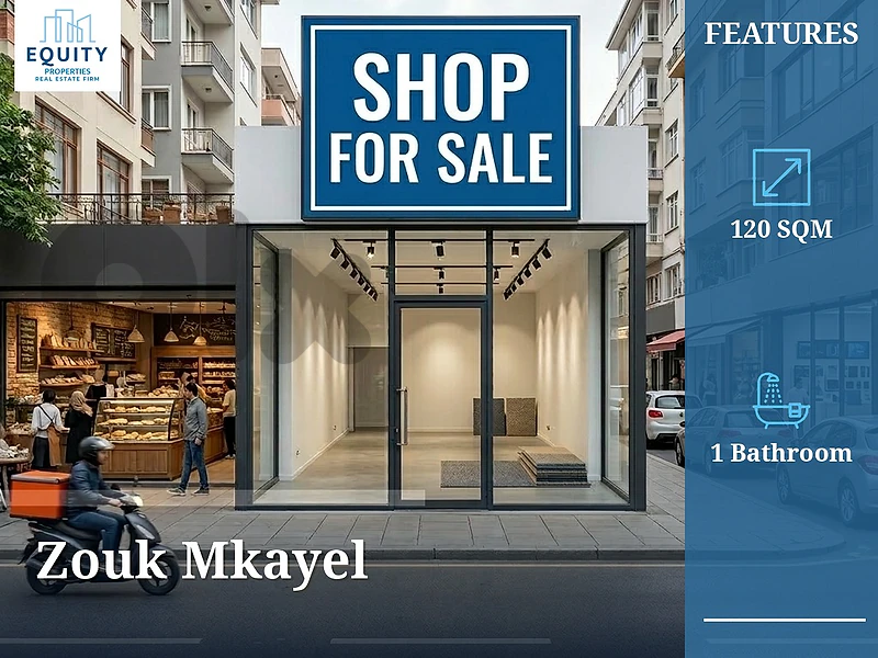 120 SQM Store For Sale In Zouk Mkayel #RK31026