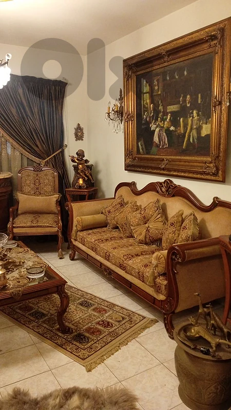 salon antik 5 ota3 ( sofa kbire wasat 2 bergeres w talet nos