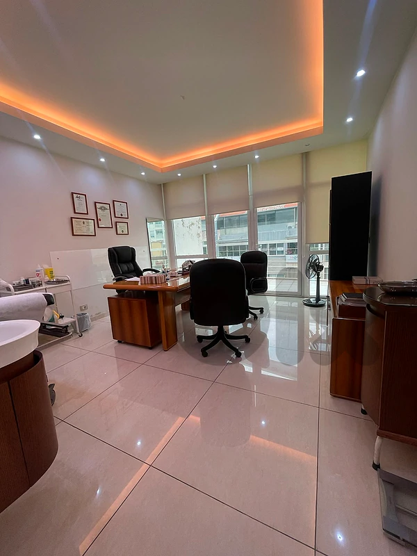 Renovated 45 m² Office with Patio and City View