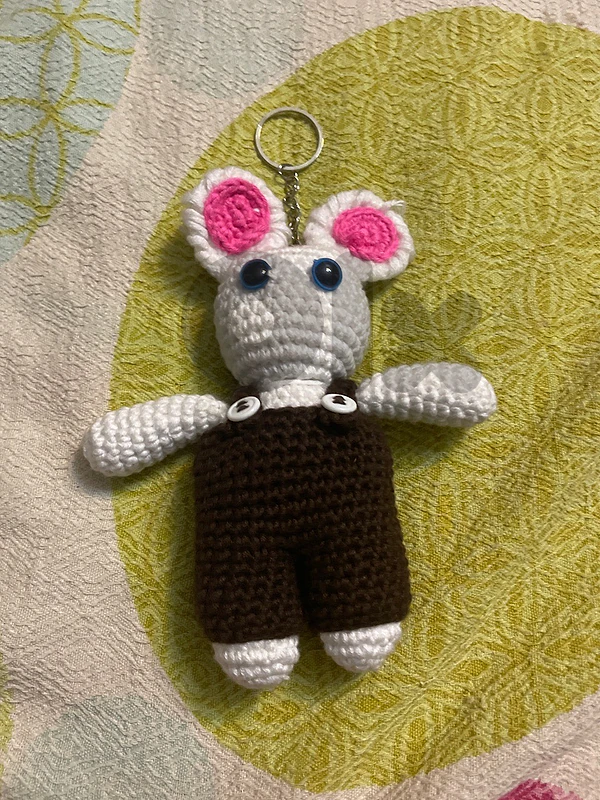 bunny keychain