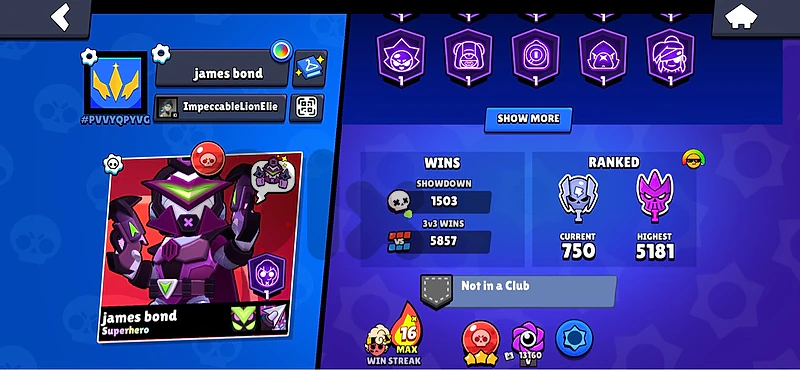 BRAWL STARS ACCOUNT DM FOR VIDEO ALOT OF RARE STUFF IN ACC