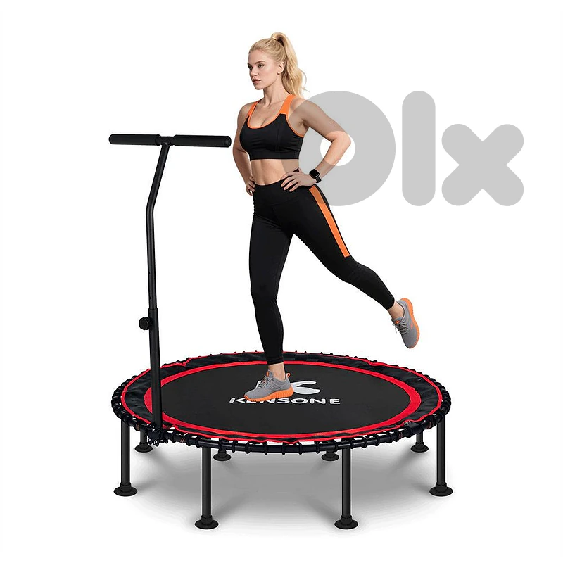 Trampoline With Handle Bar