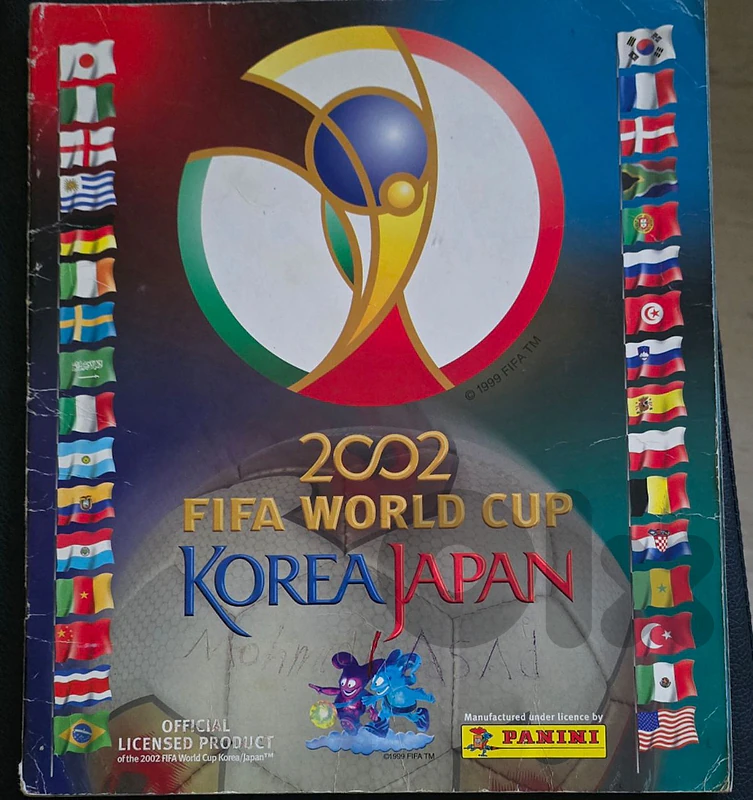 Panini 2002 FIFA World Cup Korea Japan Original Album – 335 Stickers