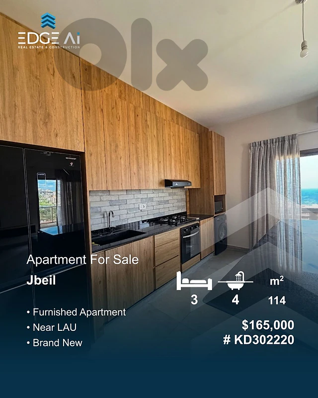 Luxury Brand-New Apartment For Sale | Blat – Jbeil Ref: #KD302220