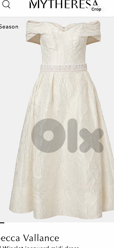 Rebecca Vallance Designer Ivory Dress – Elegant Occasion/Wedding Dress