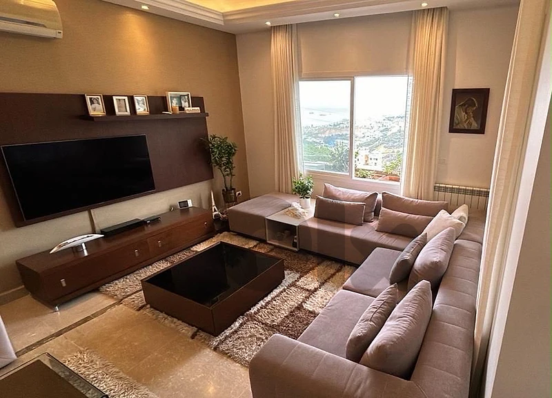 Semi Furnished Apartment For Sale in Ain Saade With Sea View