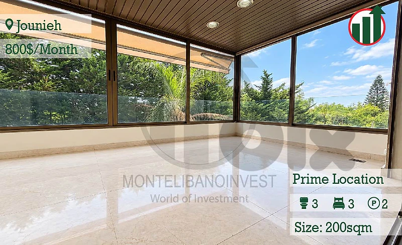 Apartment for Rent in Jounieh  !!
