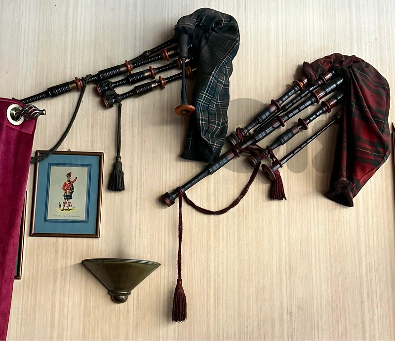 Pair of Decorative Bagpipes