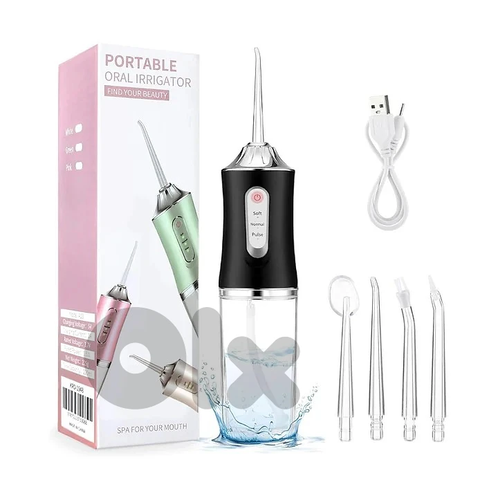 Oral Irrigator for Teeth & Gums 4 Tips, 3 Modes Water Dental Flosser