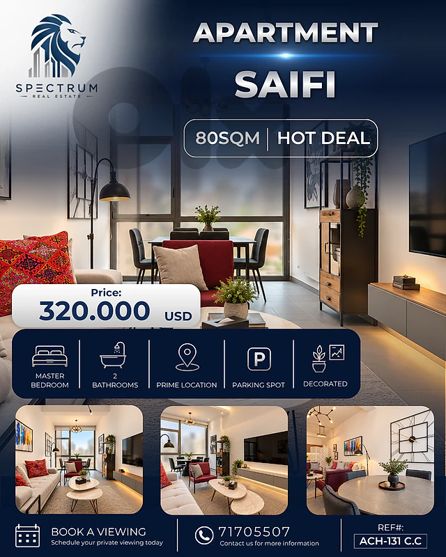 HOT DEAL ! APT IN SAIFI PRIME | PERFECT FOR INVESTMENT | ACH-131 C.C