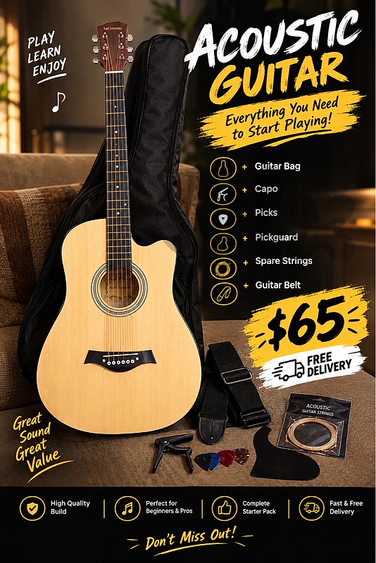 Brand New Acoustic Guitar