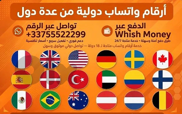 أرقام جميع الدوال