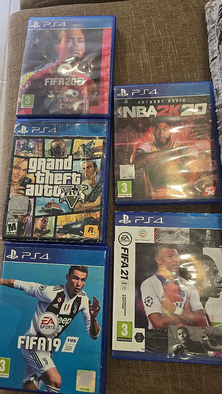 5 Games on ps4