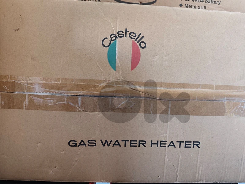 سخاّن مياه عالغاز Castello جديد بالكرتونة غير مفتوح