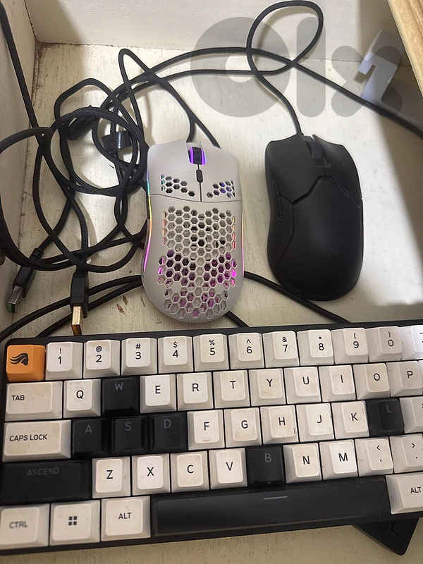 keyboard and 2 mouse