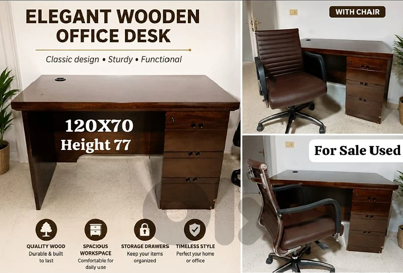 Office Furniture Desk + Chair