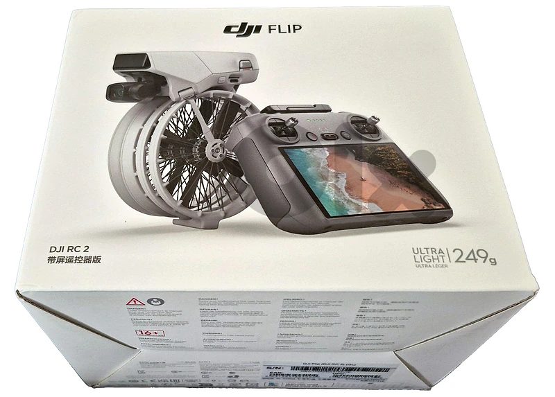 DJI Flip + RC2 | 4K 60fps, Obstacle Sensing, 31min Flight & 13km Range