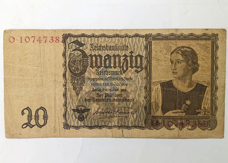 عملة ورقية ألمانيا النازية 1939
