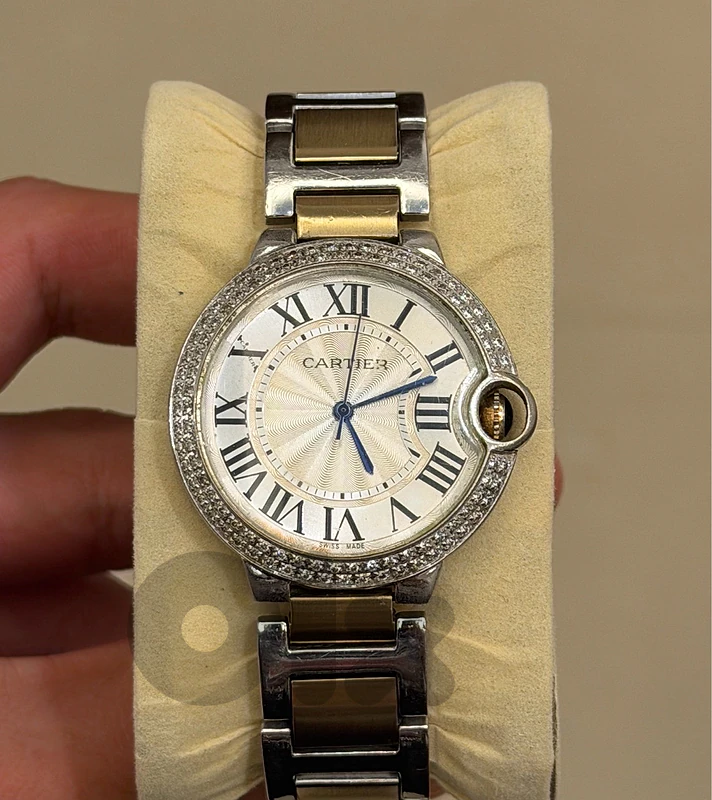 Cartier Ballon Bleu two tone strap
