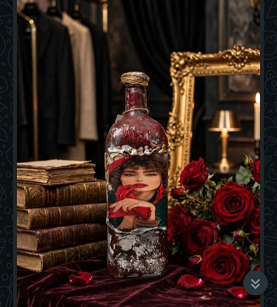 قناني  مزينه يدويهواحد 18 عدد232$