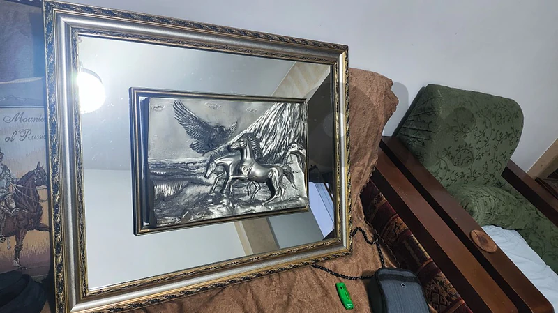italian 3d art mirror