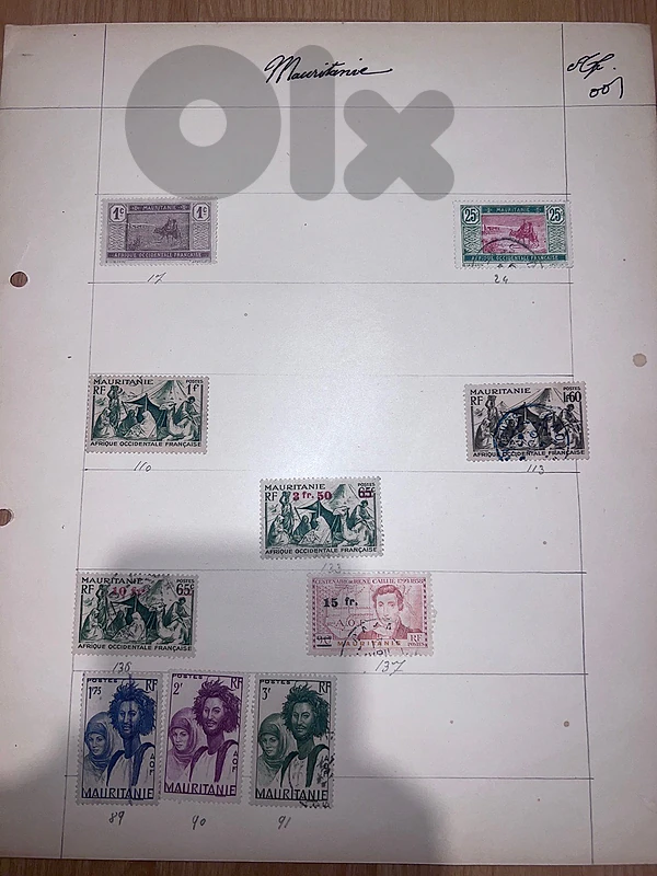 Mauritanie stamps